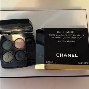CHANEL Les 4 Ombres Eyeshadow Palette - Green, Pink, Gray, Cream